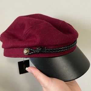 F21 wool cabbie cap